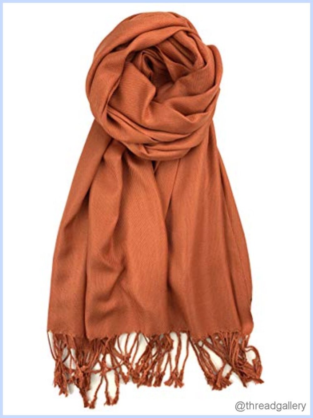 Pashmina Silk Fringe Shawl Wrap Scarf for Wedding Evening
